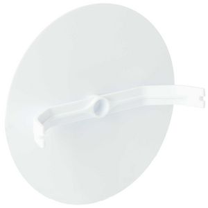Afdekplaat zelfklemmend rond 95mm wit RAL9010
