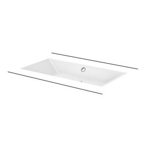 BetteLoft onderbouw-wastafel ovlp 740x386mm Midnight ovlpgat