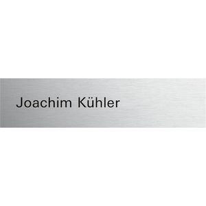 Belknop beschr. System 106 aluminium(geanod.)