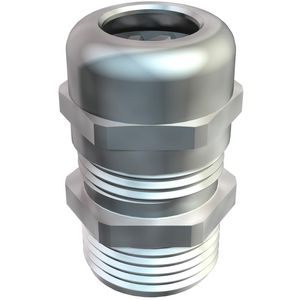 Wartel met lange tap PG11 messing vernickelt VVE=50