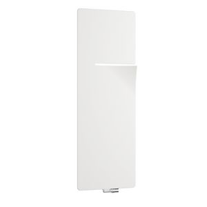 Designradiator INEO I-L = links gesloten 600x1400mm S600 White Fine Texture