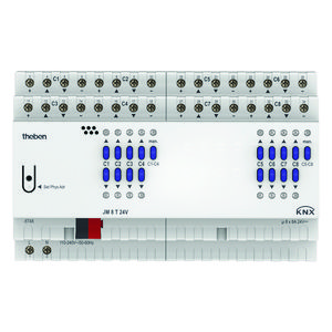 Jaloezieactor 24V 8-voudig KNX
