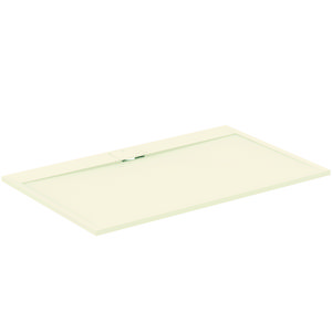 Douchebak I.LIFE ultra flat solid composiet 160x100cm rechthoekig zandbeige