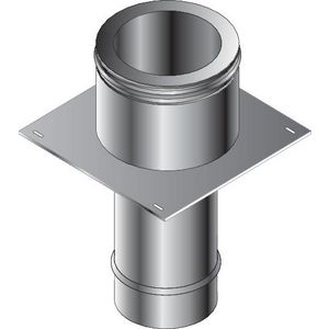 Dakfixatie Elt dubbelwandig RVS DP25 SP/DP 300mm Roccheggiani