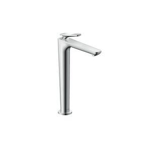 1-hendel wastafelmengkraan 250 Coolstart + PushOpen afvoerplug Cubic Cut greep chroom Citterio-C