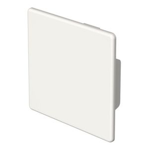 Eindstuk 60x60mm polyvinylchlorid puur wit VVE=10