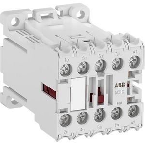Magneetschakelaar mini 4kW 400Vac 4P 110Vdc railtoepassing