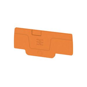 Afsluit- eindplaat oranje h:59.61mm b:2.1mm V-0 W VVE=50
