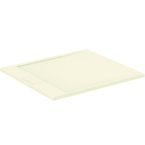 Douchebak I.LIFE ultra flat solid composiet 100x90cm rechthoekig zandbeige