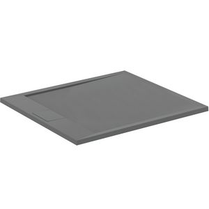 Douchebak I.LIFE ultra flat solid composieta100x90cm rechthoekig betongrijs