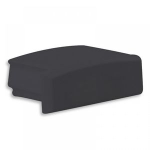 Eindkap E75B voor profiel SL8/NL8 zwart