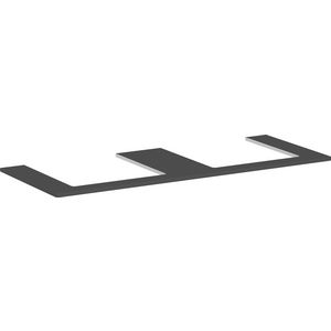 Console 1360x550mm m 2 uitsp.en countertop Xelu Q 54099910