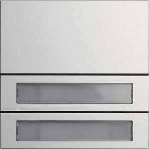 Belknopmod. 2-voudig System 106 aluminium(geanod.)