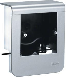 Outlet universeel schakelmateriaal goot 55mm hoog SL alulook