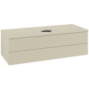 Wastafelonderkast Antao 1200x360x500mm S.Grey Matt Lacquer K21150HJ
