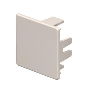 Eindstuk 40x40mm polyvinylchlorid creme wit 9001 VVE=10
