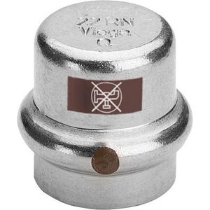 Eindkap / eindstuk TEMPONOX persaansluiting RVS 42mm 1756