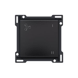 Afwerkingsset mechanisch gecontr. ventilatiebed. pianoblack