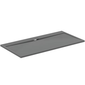 Douchebak I.LIFE ultra flat solid composiet 180x90cm rechthoekig betongrijs