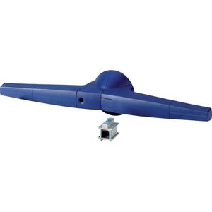 Draaigreep 14mm directe opbouw blauw K5AB