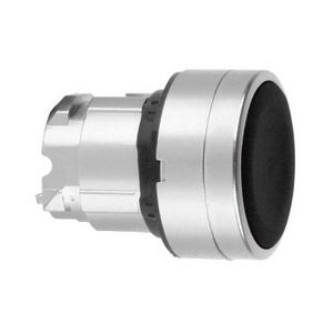 Drukknop Verzonken Terugvering Ø22mm Zwart chroom