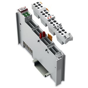 4-kanaals digitale uitgang DC 24V 0,5A lichtgrijs