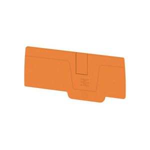 Afsluit- eindplaat oranje h:82.6mm b:2.1mm V-0 We VVE=20