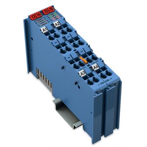 4-kanaals digitale uitgang DC 24V Ventiel lichtblauw