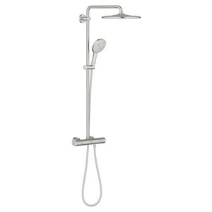 Rainshower SmartActive 310 douchesysteem Mono Rond  incl. S-koppelingen Supersteel