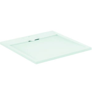 Douchebak I.LIFE ultra flat solid composiet 80x80cm vierkant wit
