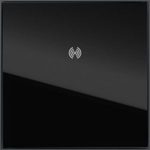 VKP blinde mod.RFID + opbouwbehuizing 1-voudig System 106 gl.zwart/antrac