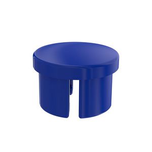 Kunststof drukknop blauw tbv beluchterkraan VVE=10