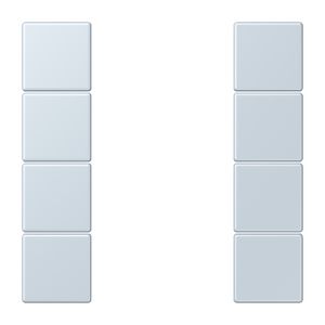 Tastafdekking F50 4-voudig compleet LC32023 KNX