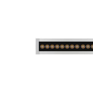 LED-Linear inbouwarmatuur 3000K 20.5W statisch symm. intensi