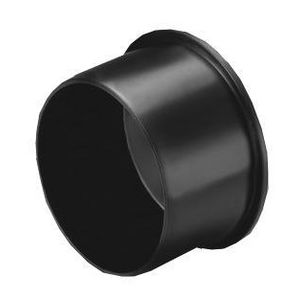 Wafix PP eindkap 75mm zwart