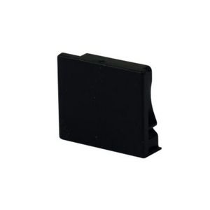 Eindkap E77B voor profiel SL15/NL15 zwart