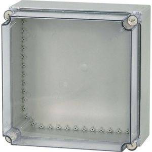Kast Ci HxBxD=375x375x225mm deksel transparant gladde zijden