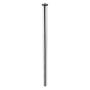 Urinoirspoelpijp chroom recht 400mm diameter 18mm