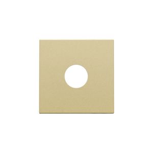 Afwerkingsset voor enkelvoudige coaxaansluiting voor tv