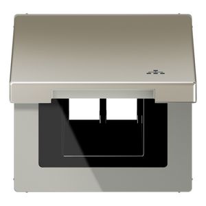 Klapdeksel LS-edelst.met symbool Lade