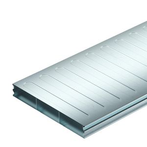 Lengte a 2m. Ondervloerkanaal 2-delig 3-voudig 2000x350x48