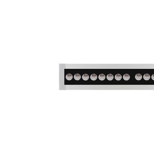 LED-Linear inbouwarmatuur 3000K 20.5W statisch elliptische O