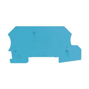 Afsluit- eindplaat blauw h:87.25mm b:1.5mm V-0 Wem VVE=50