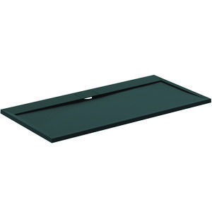 Douchebak I.LIFE ultra flat solid composiet 160x80cm rechthoekig zwart