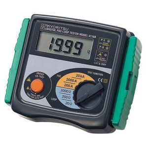 Impedantiemeter met een teststroom tot 25A