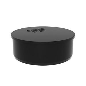 Sitech+ geluidsarm PP eindkap voor mofeind zwart 125mm