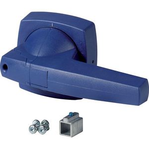 Draaigreep 10mm voor montageafdekking blauw