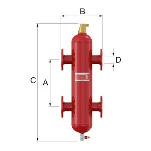 Open verdeler / evenwichtsfles Flexbalance Plus 65F flens