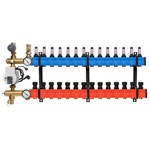 Vloerverw.verdeler 4803 E-pomp BA. 60-250l/u 14-groeps