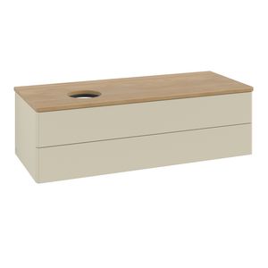Wastafelonderkast Antao 1200x360x500mm S.Grey Matt Lacquer K22011HJ
